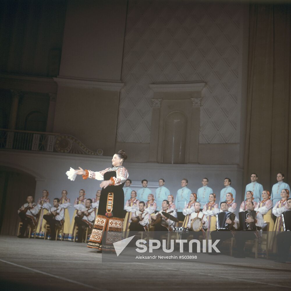 Singer Maria Mordasova