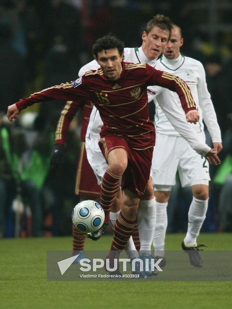 Russia vs. Slovenia 2010 World Cup qualifier playoff