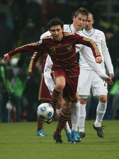 Russia vs. Slovenia 2010 World Cup qualifier playoff