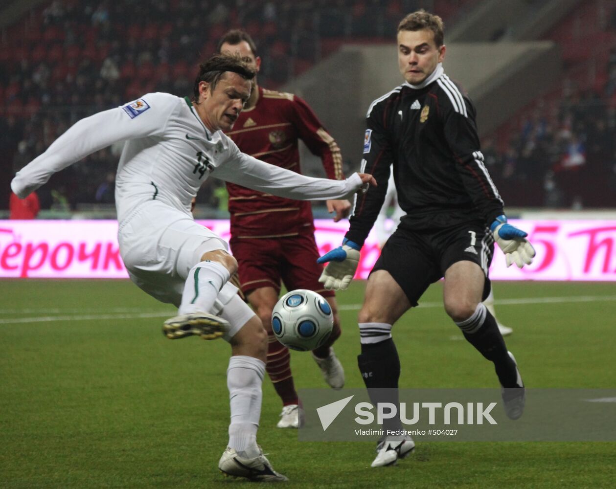 Russia vs. Slovenia 2010 World Cup qualifier playoff