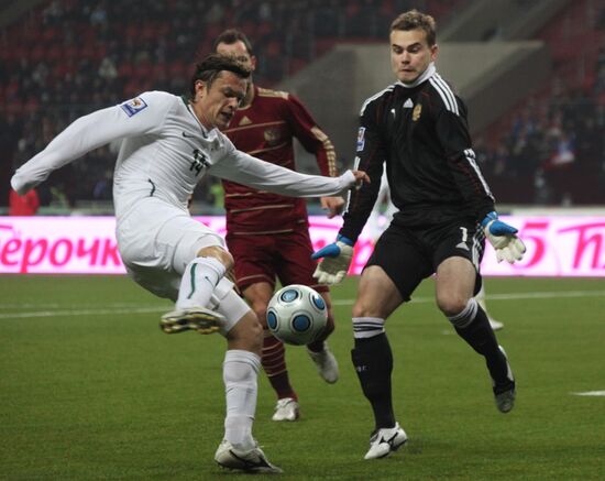 Russia vs. Slovenia 2010 World Cup qualifier playoff