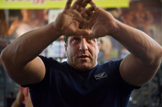 Alexei Netesanov, winner of Mister Universe competition