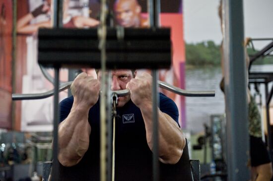 Alexei Netesanov, winner of Mister Universe competition