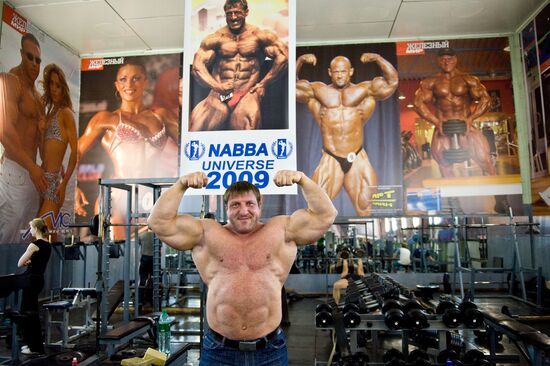 Alexei Netesanov, winner of Mister Universe competition