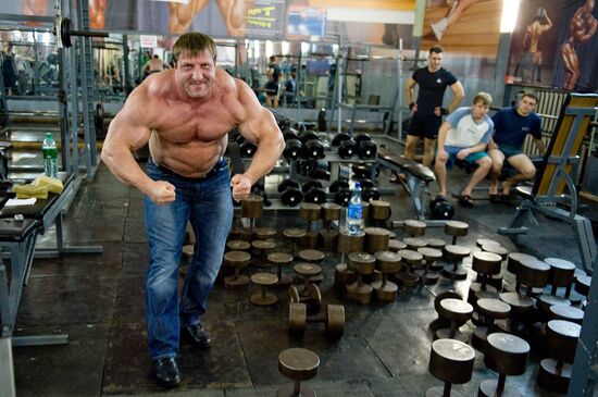 Alexei Netesanov, winner of Mister Universe competition