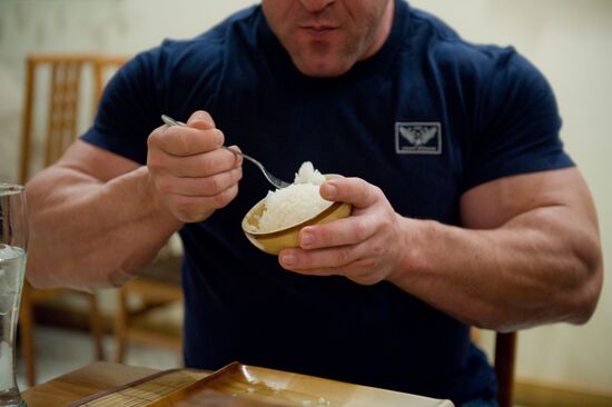 Alexei Netesanov, winner of Mister Universe competition