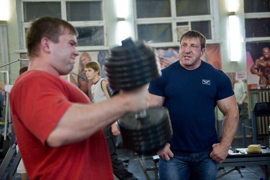 Alexei Netesanov, winner of Mister Universe competition