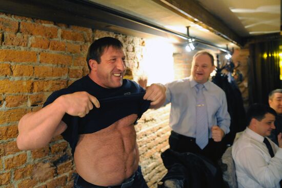 Alexei Netesanov, winner of Mister Universe competition