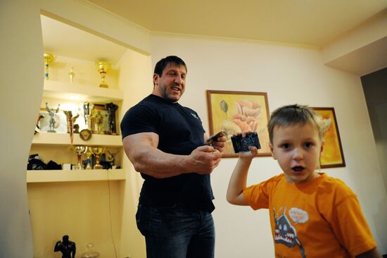 Alexei Netesanov, winner of Mister Universe competition