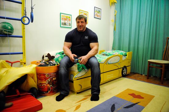 Alexei Netesanov, winner of Mister Universe competition