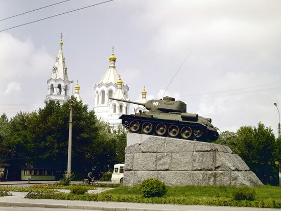 Zhitomir memorial to Soviet soldiers
