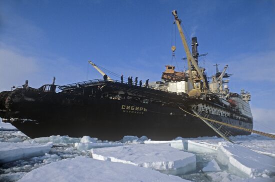 Nuclear icebreaker Sibir