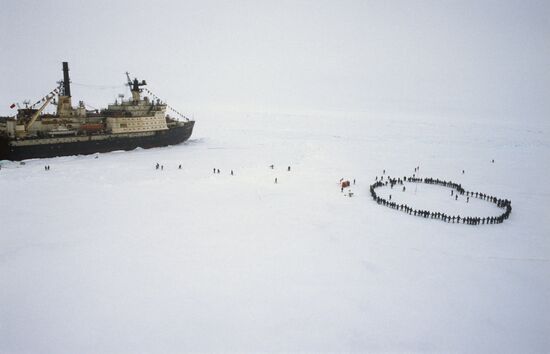Nuclear icebreaker Sibir