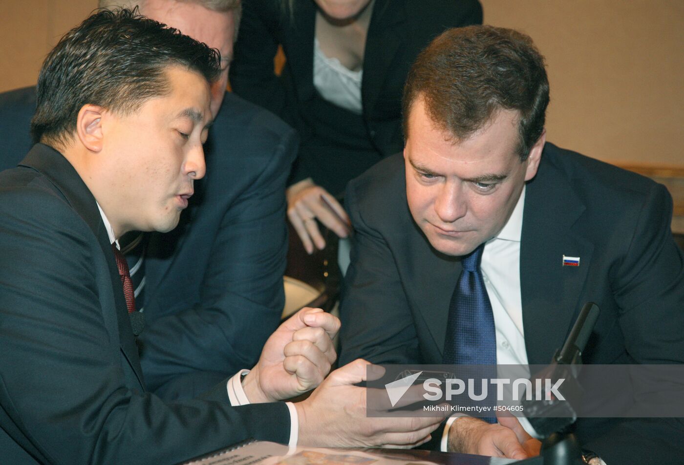 Dmitry Medvedev's first official visit to Singapore. Second day