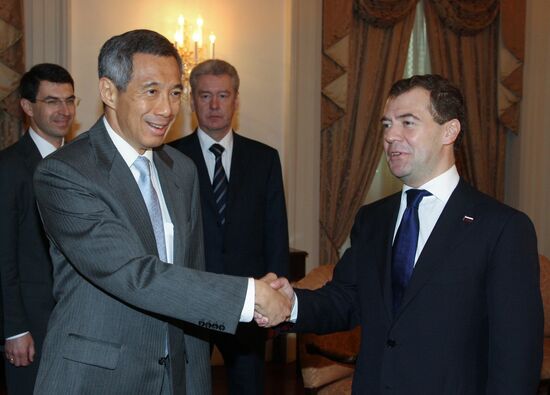 Dmitry Medvedev's first official visit to Singapore. Second day