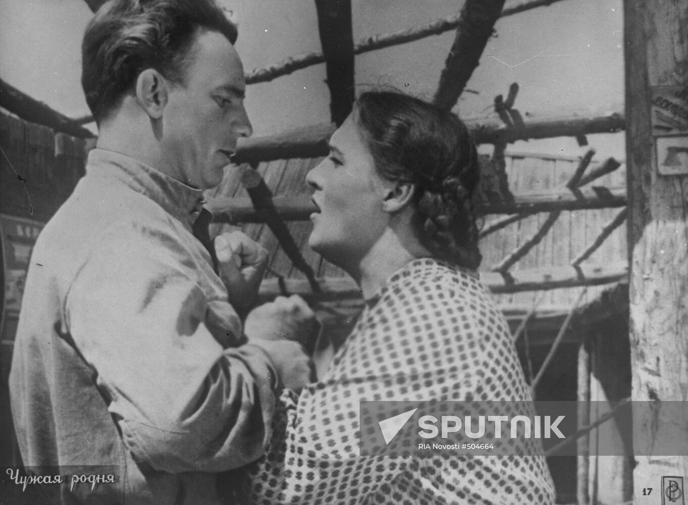 Actors Nonna Mordyukova and Nikolai Rybnikov