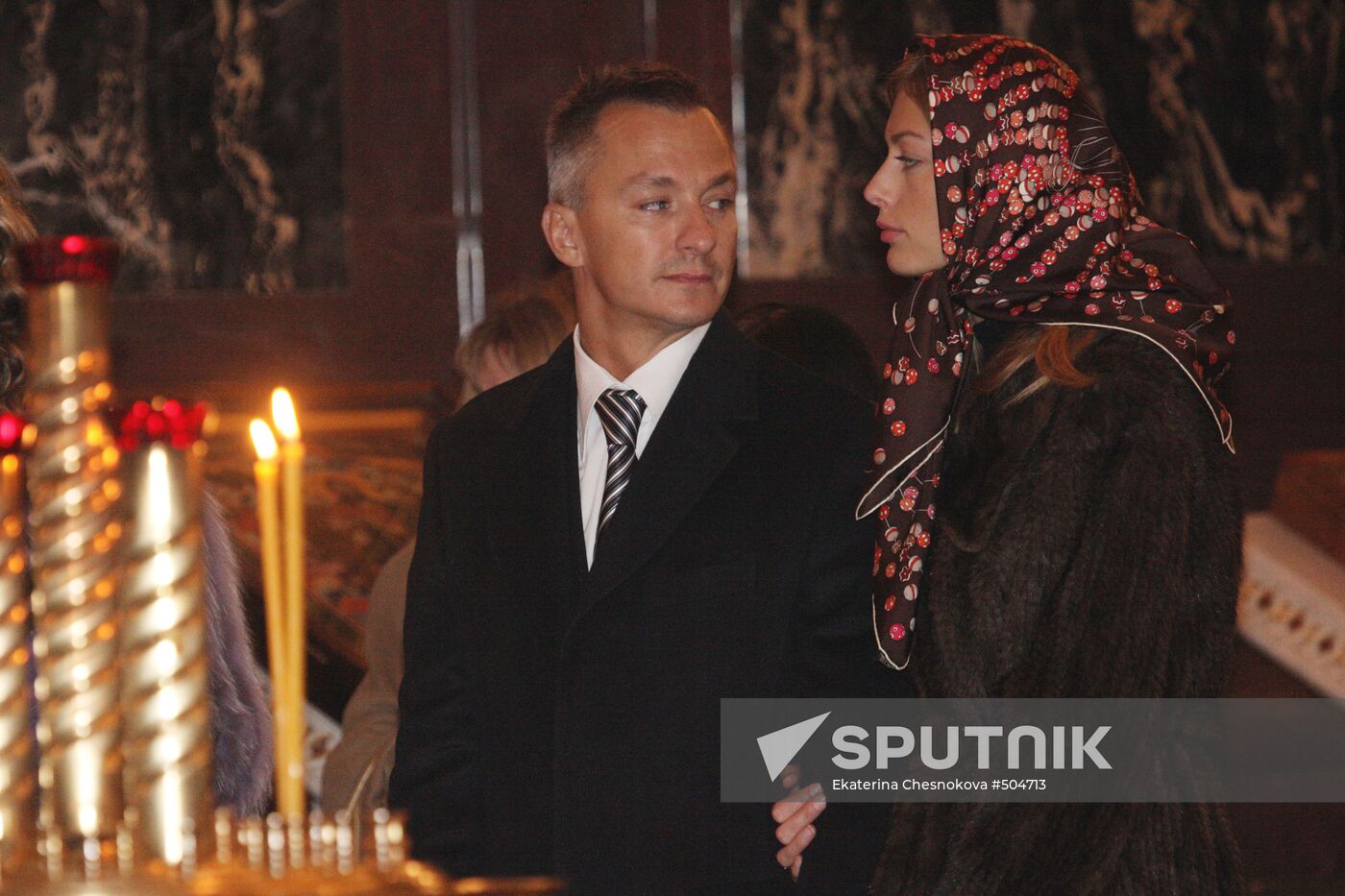 Stepan Mikhalkov and his wife Lisa