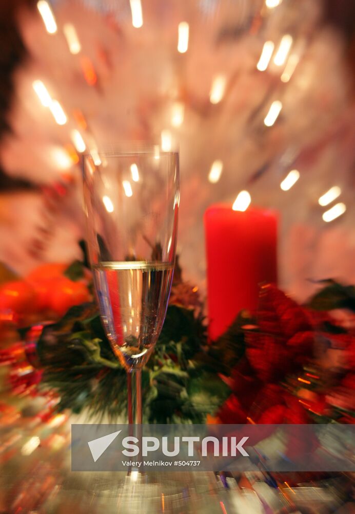 Filming of Dobry Vecher Moskva New Year's Eve show