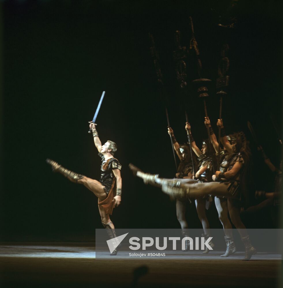 Māris Liepa as Crassus in scene from Aram Khachaturyan's ballet Spartacus