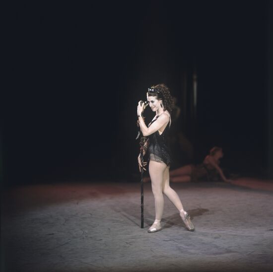 Maya Plisetskaya performing on stage