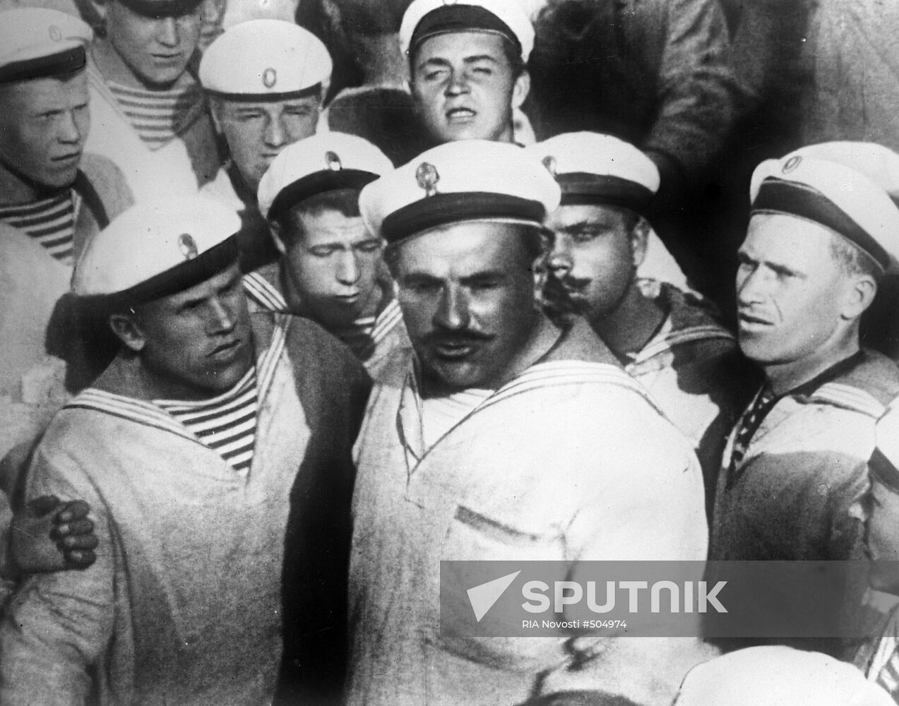 Scene from movie The Battleship Potyomkin