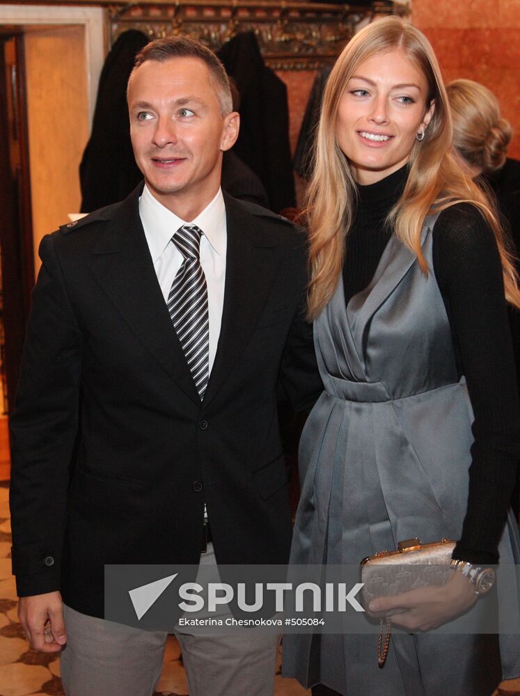 Stepan Mikhalkov and his wife Liza
