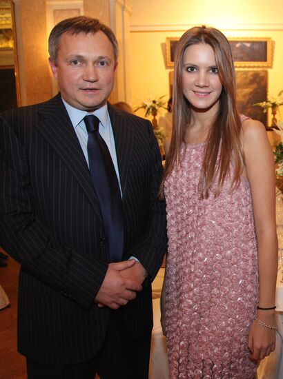 Sergei Plastinin and his daughter, Kira