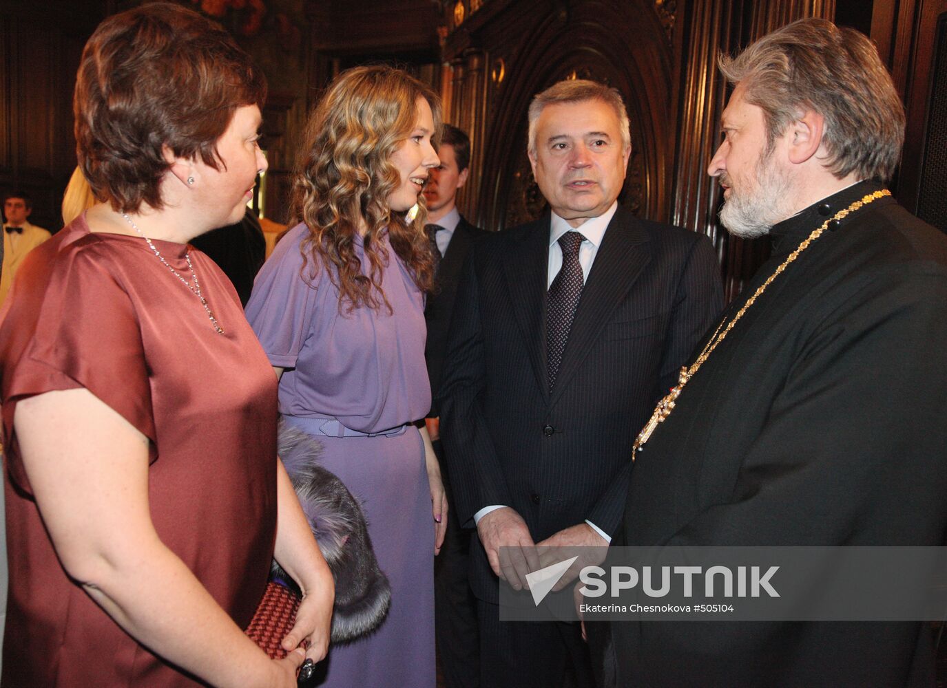 Alekperov, his wife and Polozova