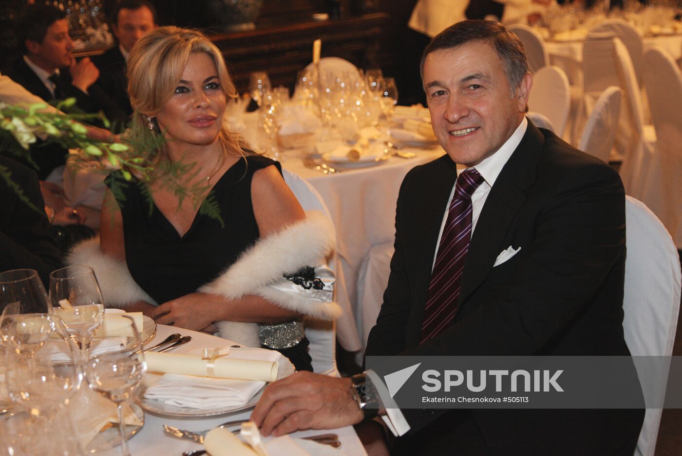 Aras Agalarov and his wife, Irina