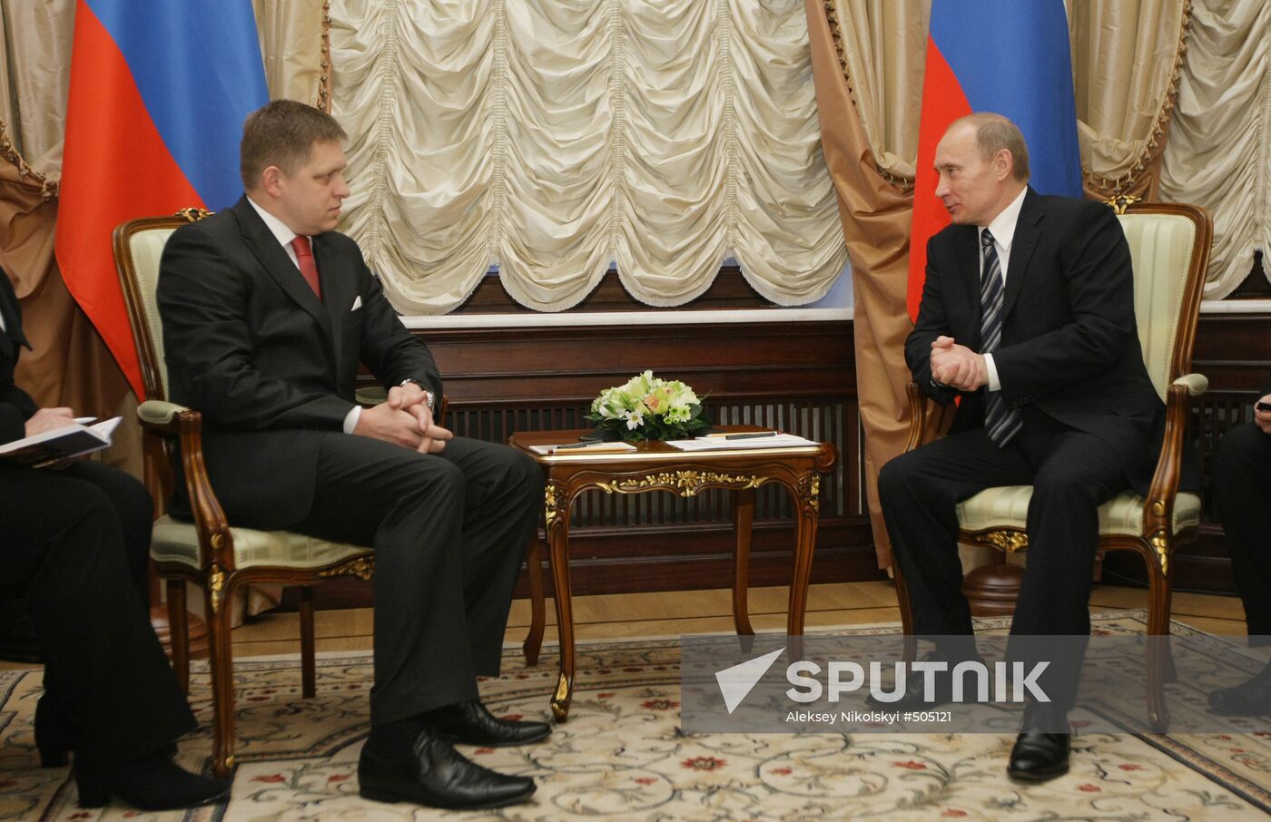 Vladimir Putin meeting with Robert Fico