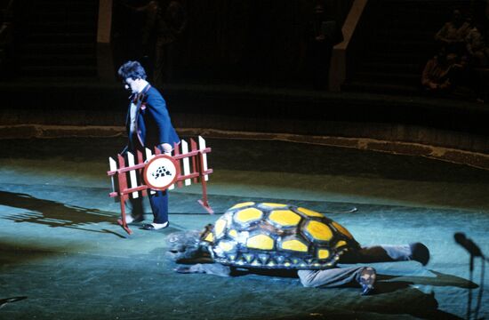 Clowns Semyon Margulyan and Igor Podchufarov