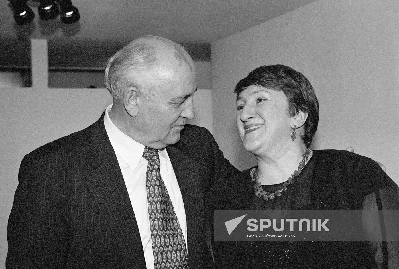 Mikhail Gorbachev and Galina Starovoitova
