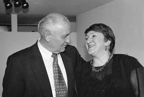 Mikhail Gorbachev and Galina Starovoitova