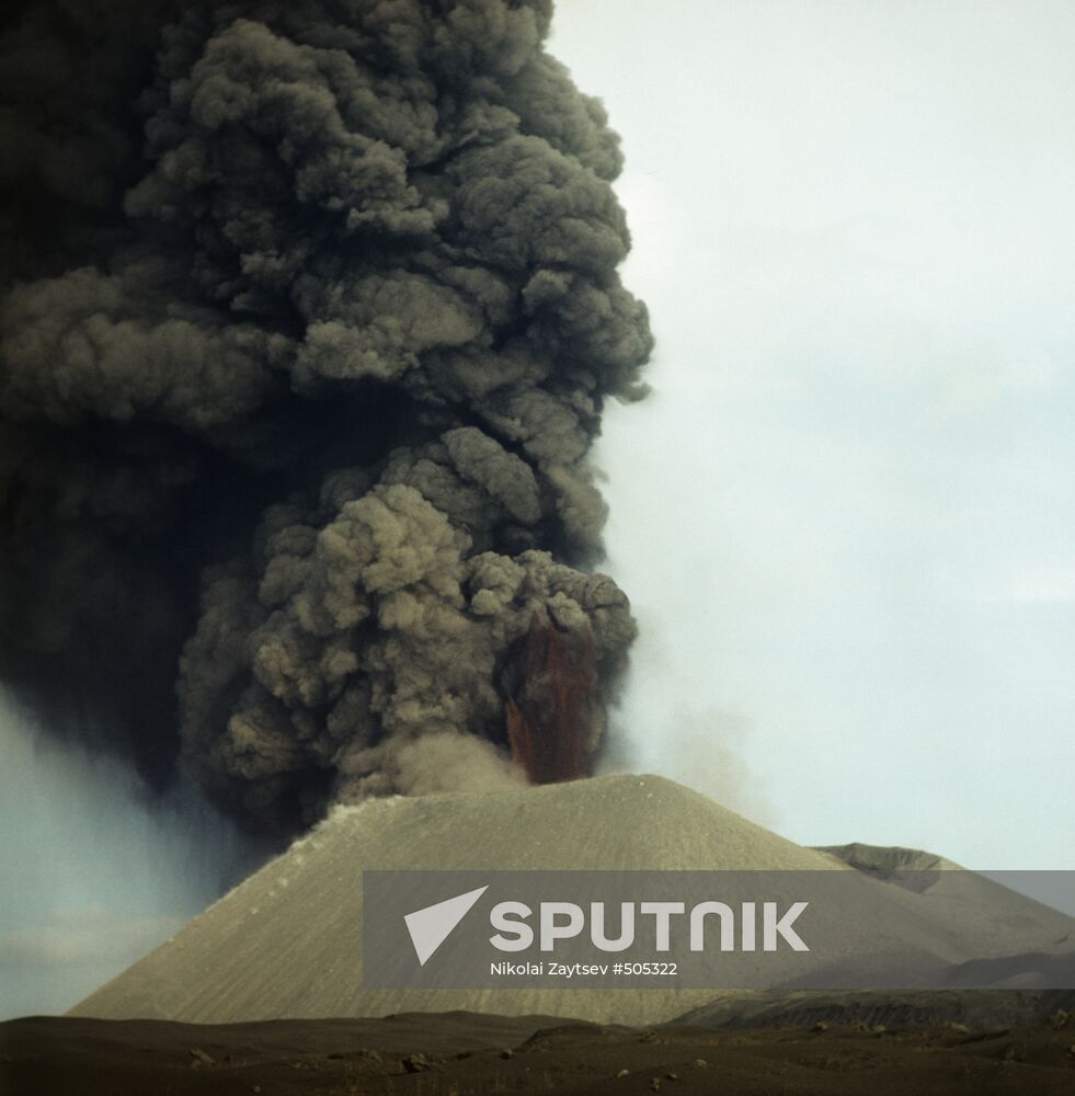 Tolbachinsky Volcano eruption, Kamchatka