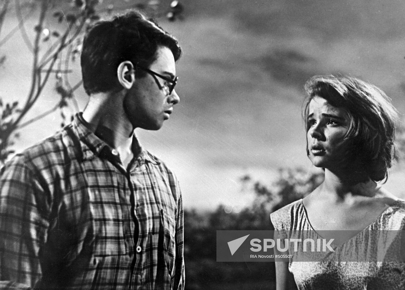 Actors Alexander Demyanenko and Tamara Syomina