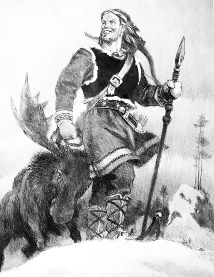 Illustration for "Kalevala" epic