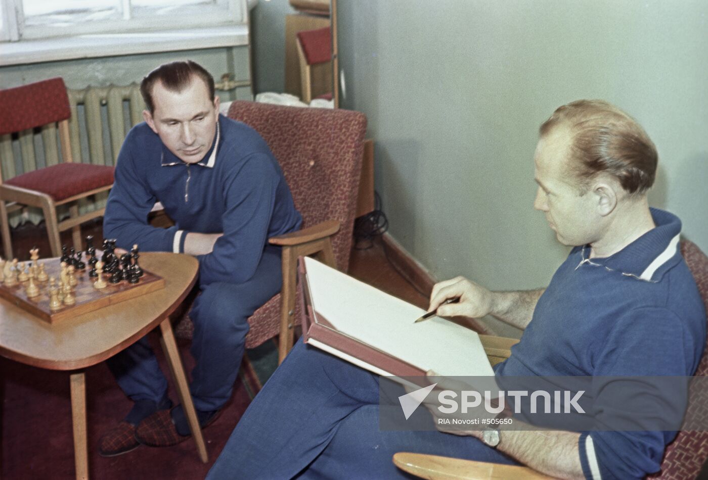 Pavel Belyaev and Alexei Leonov