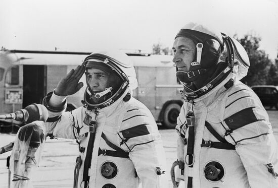 Pyotr Klimuk and Vitaly Sevastyanov