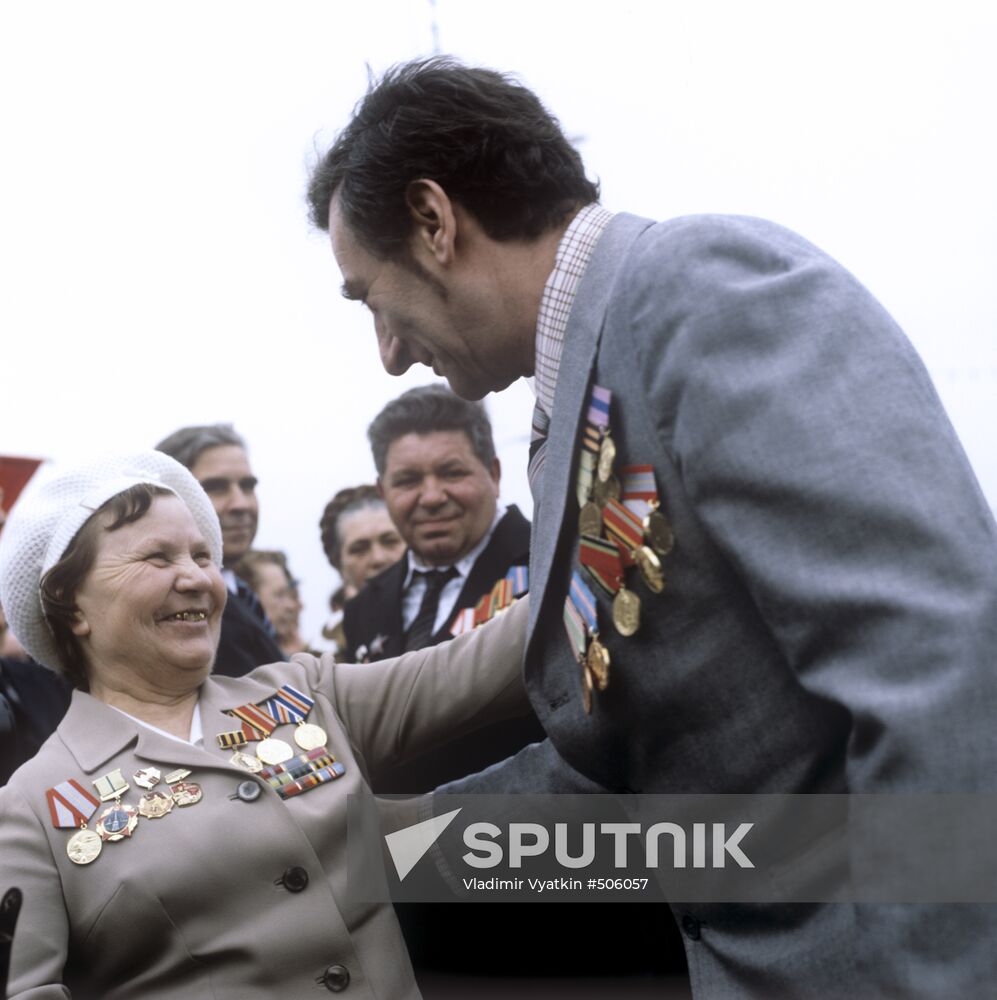 Veterans meeting on Victory Day
