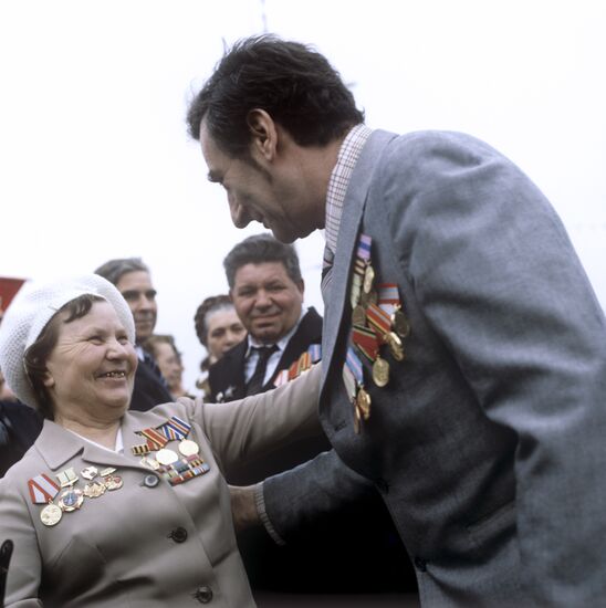 Veterans meeting on Victory Day