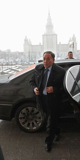 Kazakh Foreign Minister Kanat Saudabayev at MSU