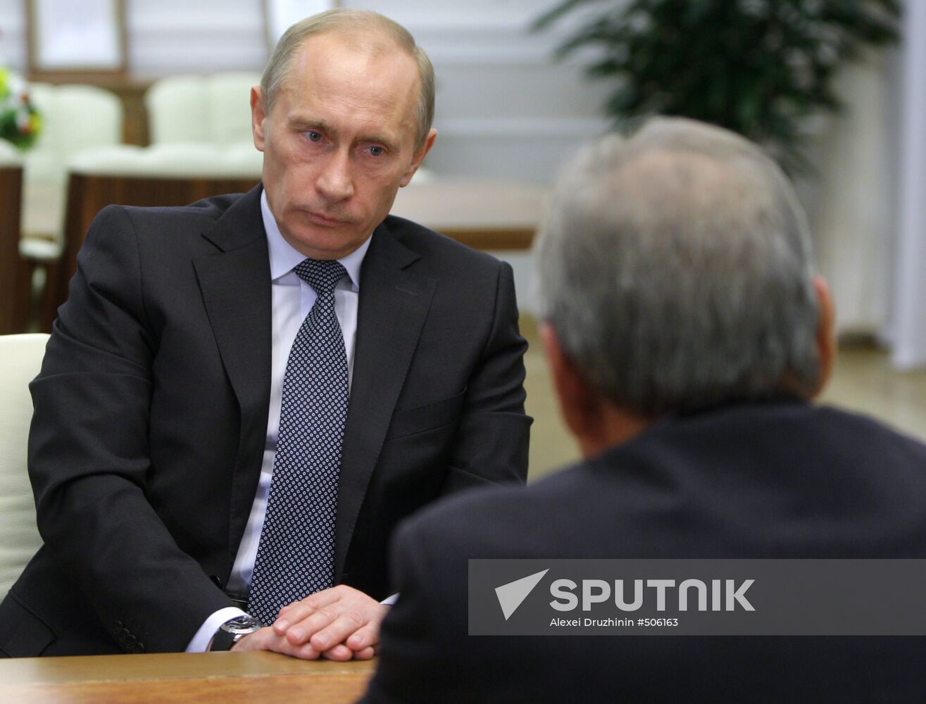 Vladimir Putin meets with Mintimer Shaimiev