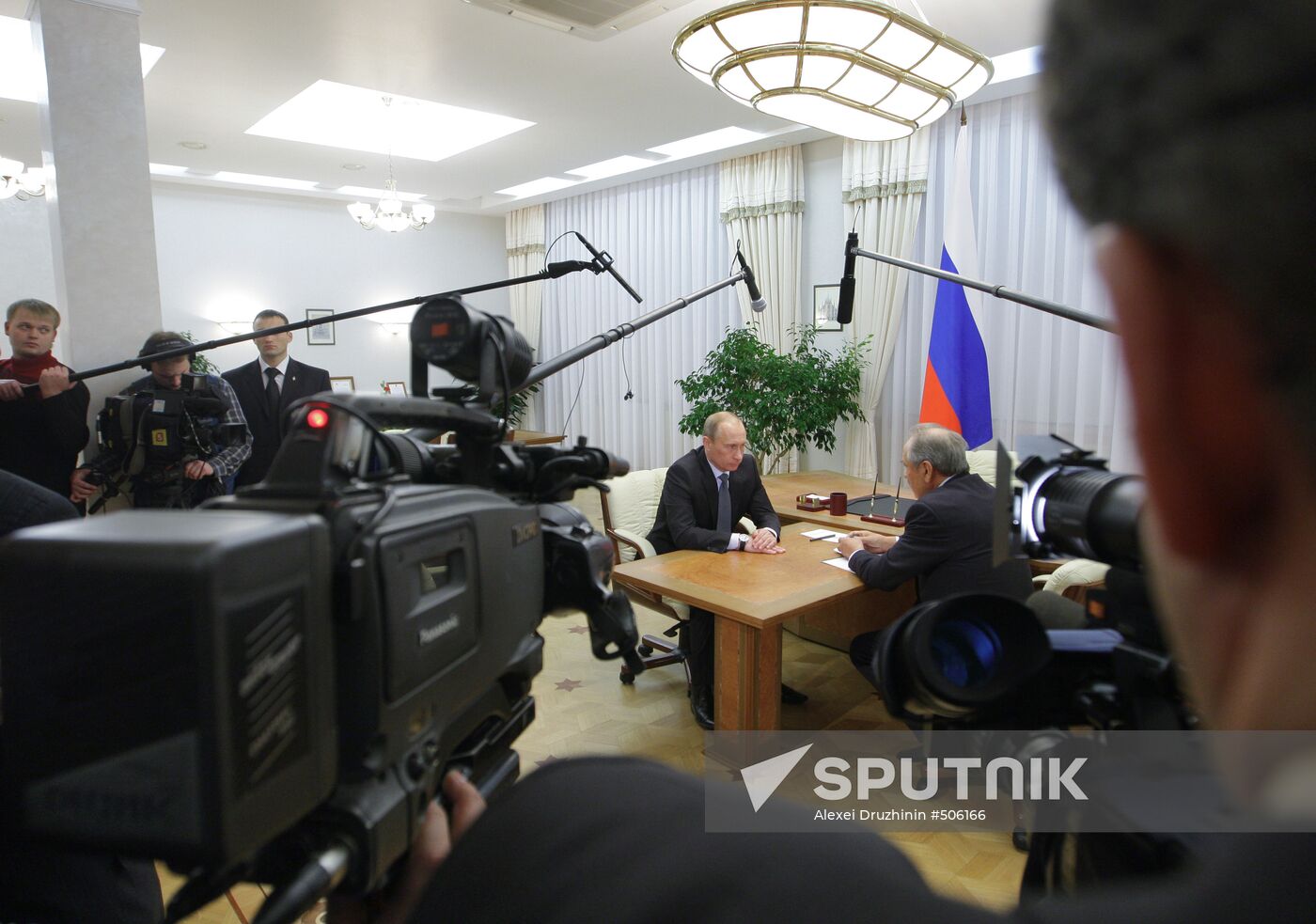 Vladimir Putin meets with Mintimer Shaimiev