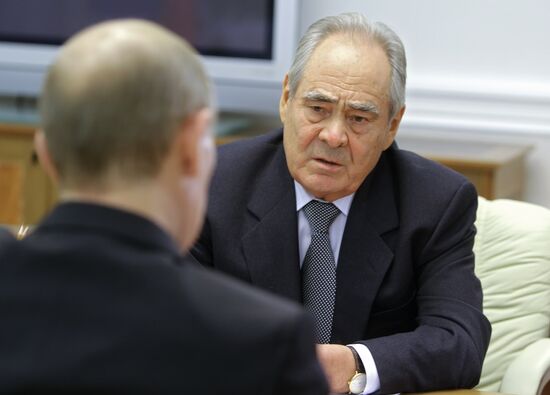 Vladimir Putin meets with Mintimer Shaimiev
