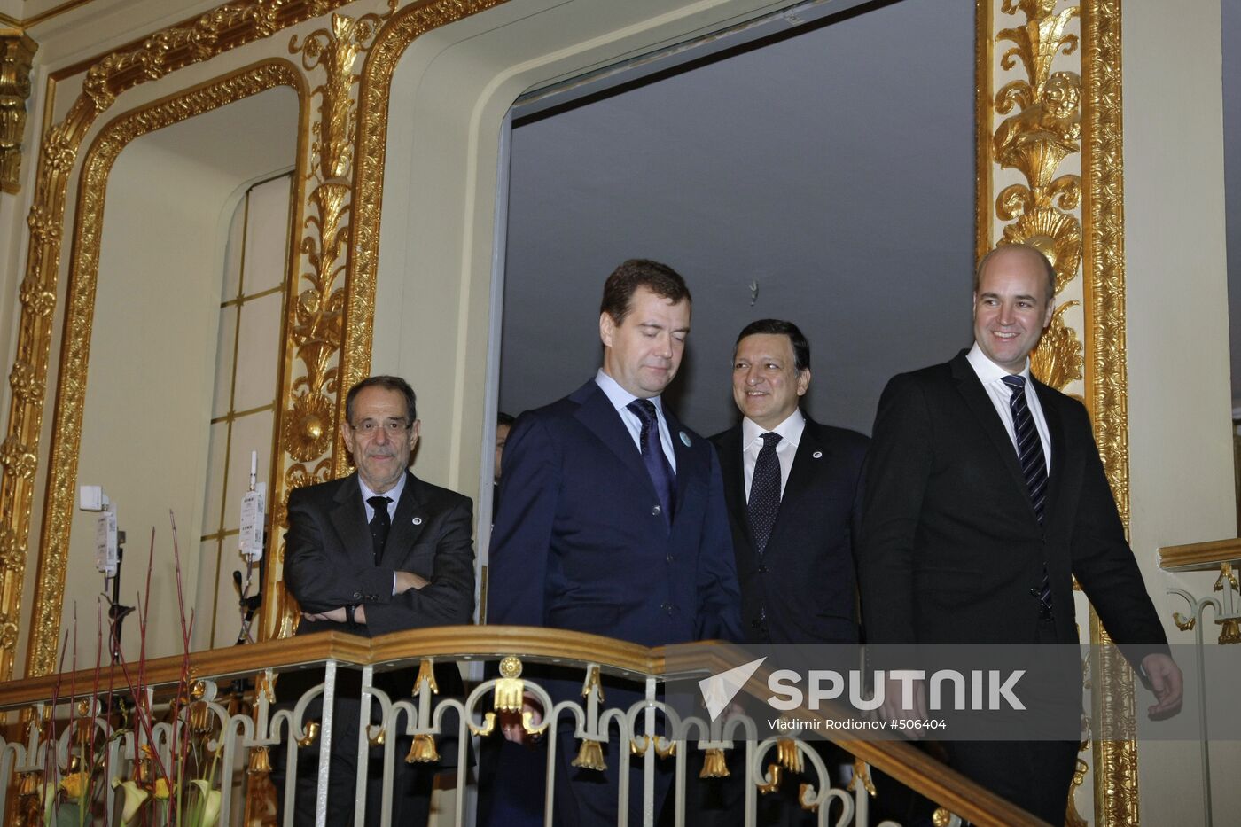 Dmitry Medvedev attends EU-Russia summit in Stockholm