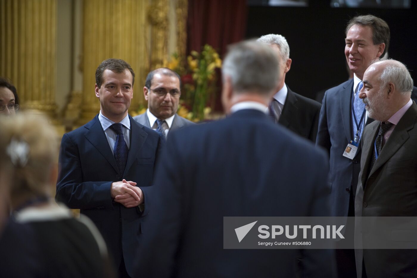 Dmitry Medvedev attends EU-Russia summit in Stockholm