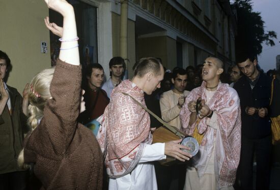 Moscow Krishna worshipers