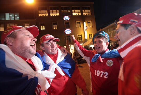 Football fans to attend Slovenia vs. Russia World Cup qualifier