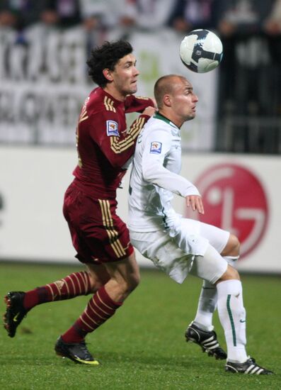 Slovenia vs. Russia 2010 World Cup qualifier playoff