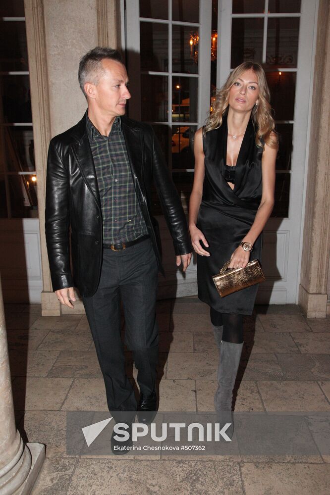 Stepan Mikhalkov and his wife Liza